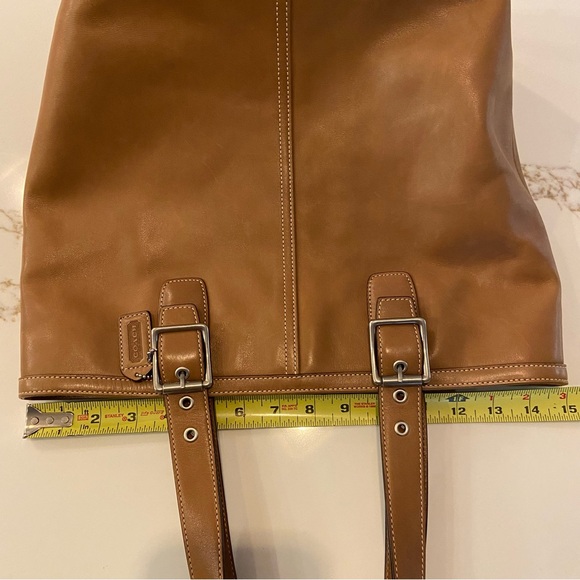 COACH Large Camel Leather Shoulder/Tote Bag - Picture 11 of 13